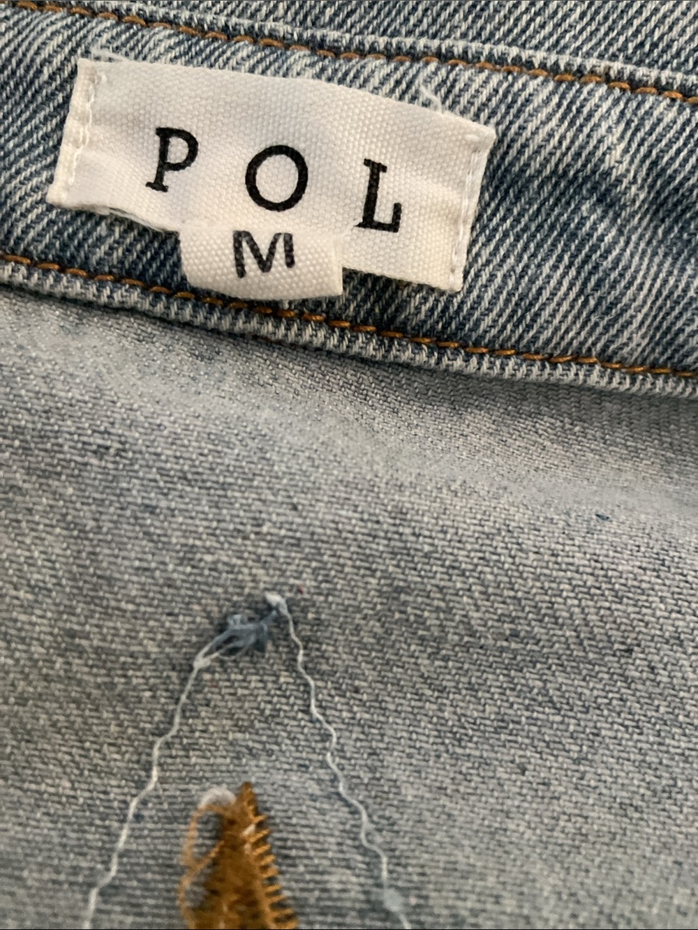 New POL Patchwork Denim Jacket - Picture 4 of 4